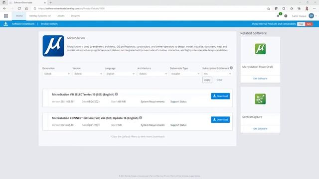 Installing MicroStation смотреть онлайн