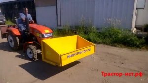 Передняя навеска для минитрактора.Установка бульдозера, ковша, паллетных вил и крана.