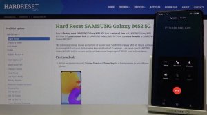 Входящий вызов Samsung Galaxy M52 5G / Как звучит Samsung Galaxy M52 5G при звонке