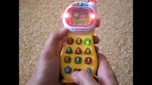 Обзор детской игрушки для детей - Умный Телефон для игр. Учим цифры - учимся считать