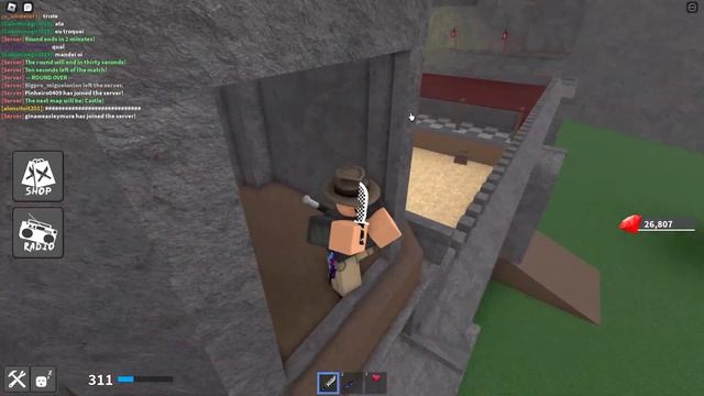 Camping With AWP And HYPERBEAM In KAT Roblox