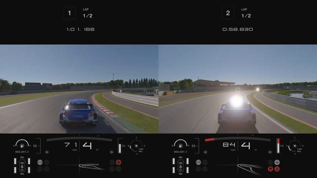 Gran Turismo 7 Split-Screen Gameplay PlayStation 5 (PS5) смотреть онлайн