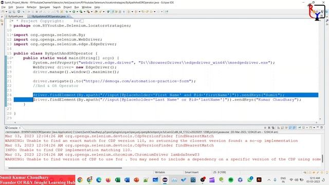 Part 6 | And & OR Operator in Selenium #selenium #javaprogramming #java #webautomation смотреть онлайн