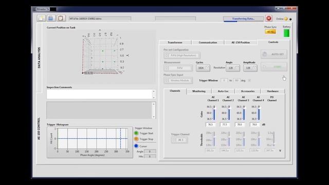 NDB AE-150, Система локализации частичных разрядов для силовых трансформаторов смотреть онлайн