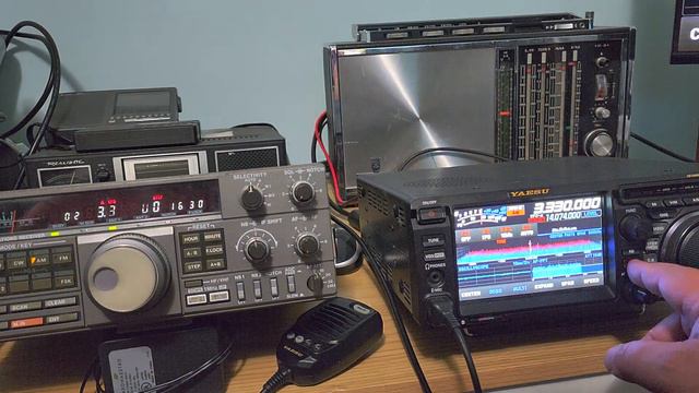 MLA 30 Magnetic Loop VS End Fed wire 3330 kHz Shortwave Kenwood R-5000 and Yaesu FTdx10 смотреть онлайн