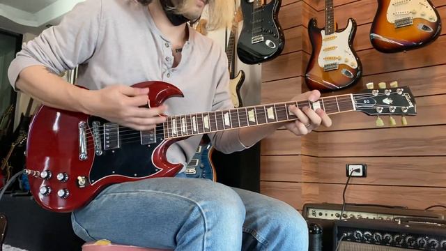 Gibson SG Standard 2012 Cherry Burst смотреть онлайн