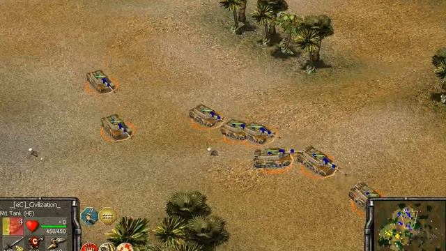 Empire Earth Modern 2vs2 Tank Rush смотреть онлайн