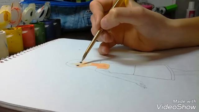 КАК ПРАВИЛЬНО РИСОВАТЬ ДЕВОЧКУ КРАСКАМИ смотреть онлайн