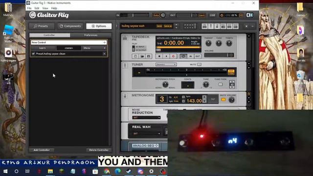M VAVE Chocolate Midi Foot Controller And Guitar Rig 5 Windows