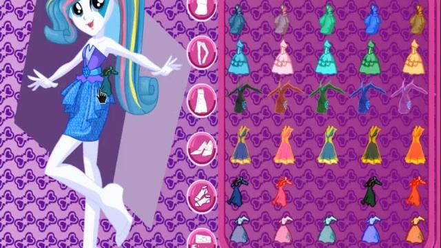 ♥♥♥My Little Pony Games - Rainbow Rocks Rarity Dress Up Games for Girls HD♥♥♥ смотреть онлайн