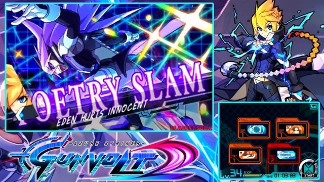 Azure Striker Gunvolt 2 - Walkthrough Part 16 Crossroads Boss: Ghauri (Gunvolt) смотреть онлайн