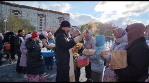 освящение куличей (ч.1)
