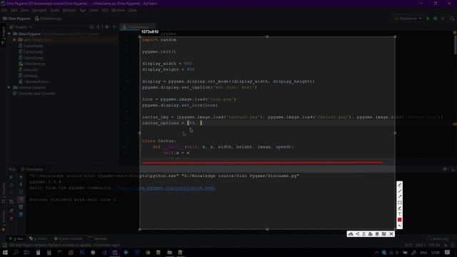 Программирование игр Pygame #4: Изображения объектов, выбор случайного изображения смотреть онлайн