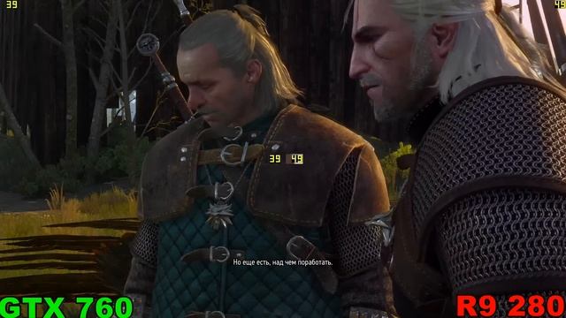 GTX 760 vs R9 280 in The Witcher 3 (почти макс настройки) смотреть онлайн
