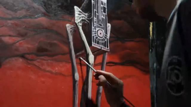 М19 мрачный сюрреализм, процесс рисования смотреть онлайн