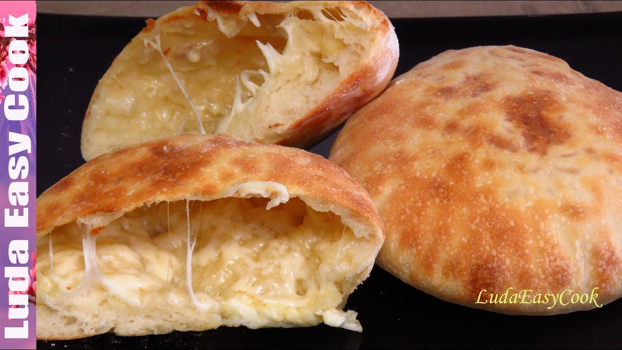 ПИТА ХАЧАПУРИ авторский рецепт ВКУСНОЙ ЛЕПЕШКИ С ПОЛОСТЬЮ и СЫРОМ ВНУТРИ