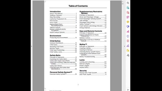 2016 Ford Explorer Owners Manual смотреть онлайн
