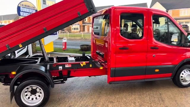 2019 19 FORD TRANSIT 350 RWD 2.0 TDCI 130 BHP L3 DOUBLE CAB ONE STOP TIPPER **DIRECT FIRE SERVICE** смотреть онлайн