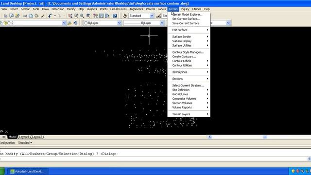 Autodesk Land Desktop 2004: Creating Contours смотреть онлайн