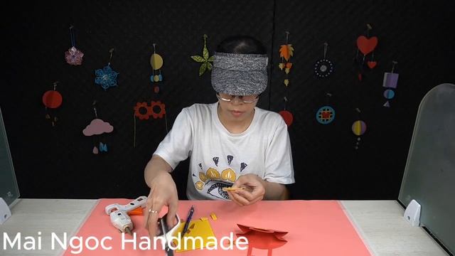 Hướng dẫn làm một chú mèo đơn giản bằng giấy | Mai Ngọc Handmade смотреть онлайн