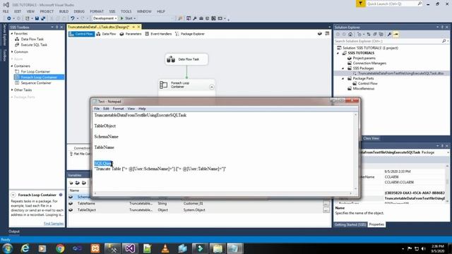 PART 54 HOW TO TRUNCATE TABLE DATA FROM TEXT FILE USING EXECUTE SQL TASK(TAMIL) | TechIT DBA смотреть онлайн