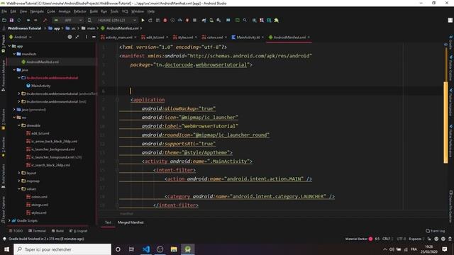 Make a Web Browser in Android Studio смотреть онлайн