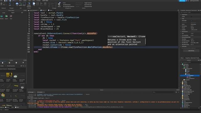 Roblox Studio Tutorial: How to make a Rocket Launcher смотреть онлайн