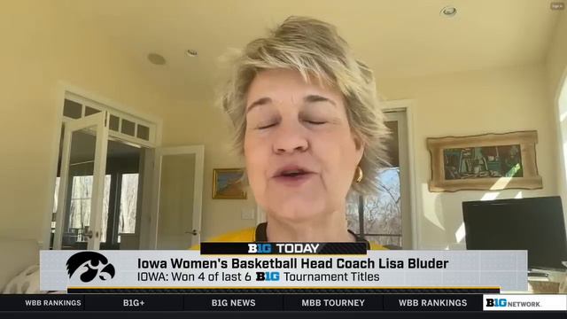 Lisa Bluder Talks Hawkeye B1G Tournament 3-Peat | B1G Today смотреть онлайн