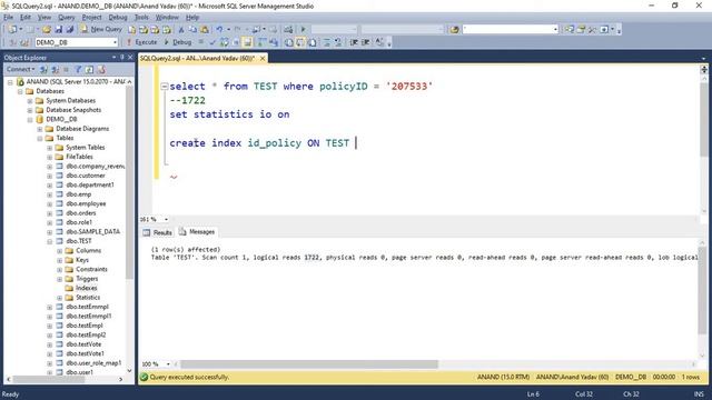SQL Constraint Index смотреть онлайн