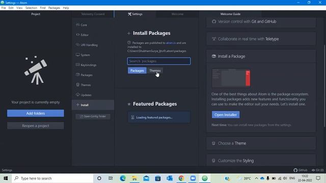 How Install Atom IDE on windows 10 ? | #python #machinelearning #datascience #aiml #atom смотреть онлайн