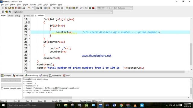 C++ Coding to find prime numbers from 1 to 100 смотреть онлайн