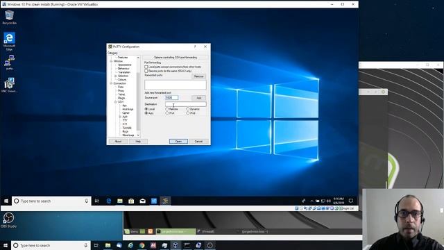 How to Connect to VNC Server Using SSH Tunnel With Putty and Port Forward смотреть онлайн