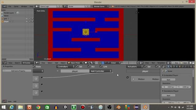 UPBGE - 2D Platformer in Blender No Python смотреть онлайн