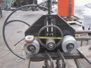 Трубогиб для профильных труб своими руками...