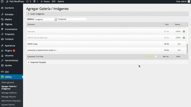 Galeria Imagenes NextGen para WordPress смотреть онлайн