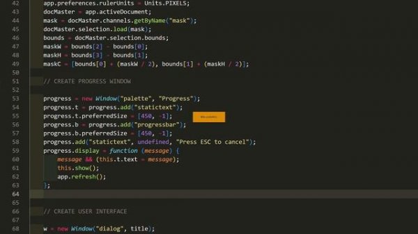 Adobe Script Tutorial 11 Better Progress Plus Working Window