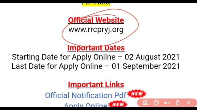 North Central Railway Apprentice Online Form 2021|RRC NCR Apprentice Recruitment 2021 Notification¦ смотреть онлайн