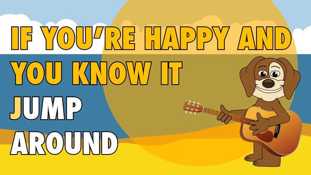 If You're Happy And You Know It WITH LYRICS | Nursery Rhymes And Kids Songs смотреть онлайн