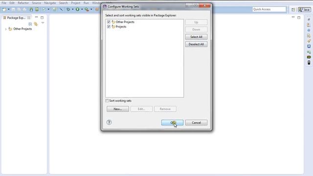 Creating and Managing Working Set in Eclipse смотреть онлайн