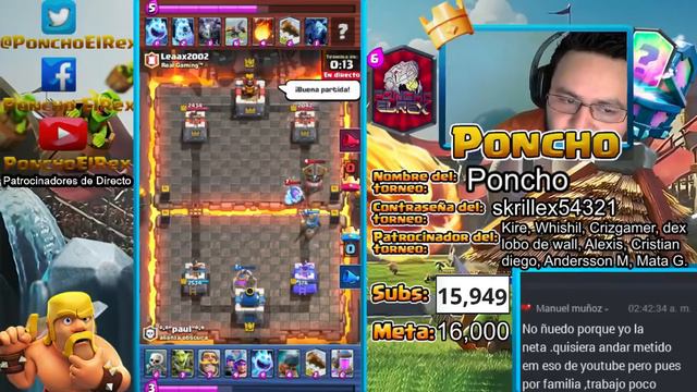 Evento Especial del Mago - Multi Torneos, Cofres y Mas - Clash Royale - Jugando en Vivo - En Españo смотреть онлайн