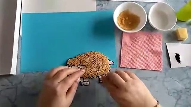 Мастер класс "Овечка из макарон" смотреть онлайн