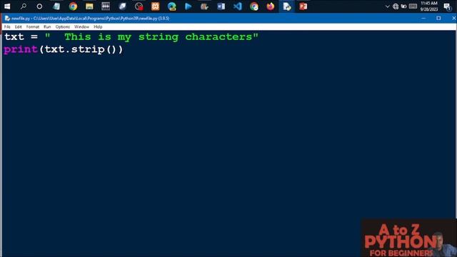 PYTHON For beginners 3 String Methods смотреть онлайн