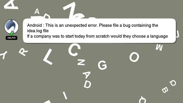 Android : This is an unexpected error. Please file a bug containing the idea.log file смотреть онлайн