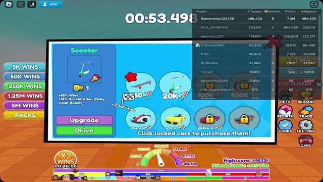 Rainbow Race Clicker смотреть онлайн