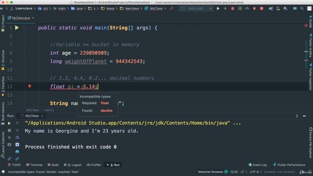 011 Long Floats and Doubles Types in Java смотреть онлайн