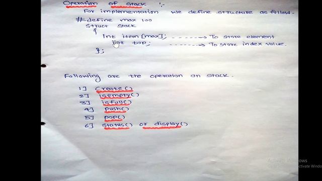 Introduction to Stack || what is data structure || push pop display operation of stack смотреть онлайн