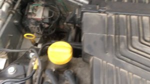 Цокот двигателя Рено Логан 1.6 8v.