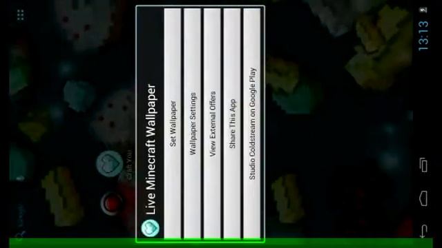Обзор приложения Live minecraft Wallpaper смотреть онлайн