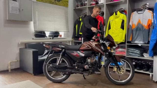 Мопед ALPHA RS11 110(50)cc. смотреть онлайн