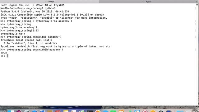 Perform Text Operations on Byte Arrays - Python Recipe смотреть онлайн